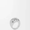 Anagram Bombé signet ring in sterling silver Silver Anagram Bombé signet ring in sterling silver Silver