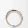 Anagram Bombé twist bracelet in calfskin Corda Anagram Bombé twist bracelet in calfskin Corda