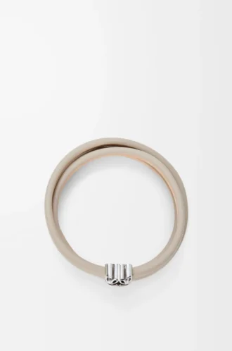 Anagram Bombé twist bracelet in calfskin Corda