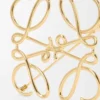 Anagram brooch in metal Gold Anagram brooch in metal Gold