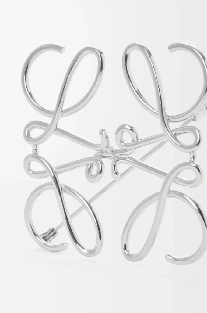 Anagram brooch in metal Palladium Anagram brooch in metal Palladium
