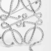 Anagram brooch Silver Anagram brooch Silver