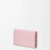 Anagram business cardholder in pebble grained calfskin Blossom Anagram business cardholder in pebble grained calfskin Blossom