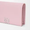 Anagram business cardholder in pebble grained calfskin Blossom Anagram business cardholder in pebble grained calfskin Blossom