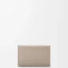 Anagram business cardholder in pebble grained calfskin Clay Anagram business cardholder in pebble grained calfskin Clay