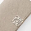 Anagram business cardholder in pebble grained calfskin Clay Anagram business cardholder in pebble grained calfskin Clay