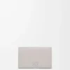 Anagram business cardholder in pebble grained calfskin Light Ghost Anagram business cardholder in pebble grained calfskin Light Ghost