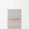 Anagram business cardholder in pebble grained calfskin Light Ghost Anagram business cardholder in pebble grained calfskin Light Ghost