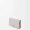 Anagram business cardholder in pebble grained calfskin Light Ghost Anagram business cardholder in pebble grained calfskin Light Ghost