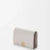 Anagram business cardholder in pebble grained calfskin Light Ghost Grey Anagram business cardholder in pebble grained calfskin Light Ghost Grey