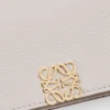 Anagram business cardholder in pebble grained calfskin Light Ghost Grey Anagram business cardholder in pebble grained calfskin Light Ghost Grey