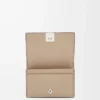 Anagram business cardholder in pebble grained calfskin Sand Anagram business cardholder in pebble grained calfskin Sand
