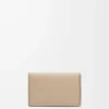 Anagram business cardholder in pebble grained calfskin Sand Anagram business cardholder in pebble grained calfskin Sand
