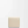 Anagram compact flap wallet in pebble grained calfskin Light Ghost Anagram compact flap wallet in pebble grained calfskin Light Ghost