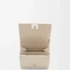 Anagram compact flap wallet in pebble grained calfskin Light Ghost Anagram compact flap wallet in pebble grained calfskin Light Ghost