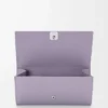 Anagram continental wallet in pebble grained calfskin Dirty Mauve Anagram continental wallet in pebble grained calfskin Dirty Mauve