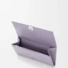 Anagram continental wallet in pebble grained calfskin Dirty Mauve Anagram continental wallet in pebble grained calfskin Dirty Mauve