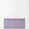 Anagram continental wallet in pebble grained calfskin Dirty Mauve Anagram continental wallet in pebble grained calfskin Dirty Mauve
