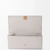 Anagram continental wallet in pebble grained calfskin Light Ghost Grey Anagram continental wallet in pebble grained calfskin Light Ghost Grey