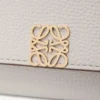 Anagram continental wallet in pebble grained calfskin Light Ghost Grey Anagram continental wallet in pebble grained calfskin Light Ghost Grey