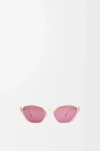 Anagram hexagonal sunglasses Burgundy