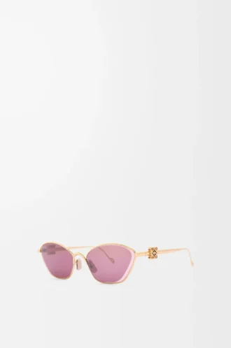 Anagram hexagonal sunglasses Burgundy