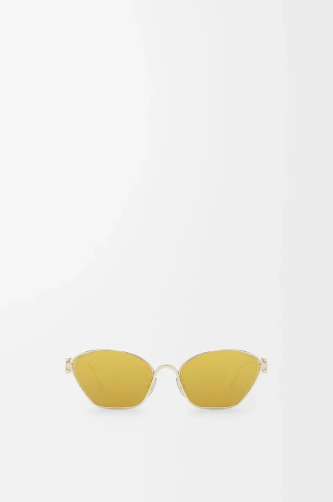 Anagram hexagonal sunglasses Gold