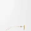 Anagram hexagonal sunglasses Gold