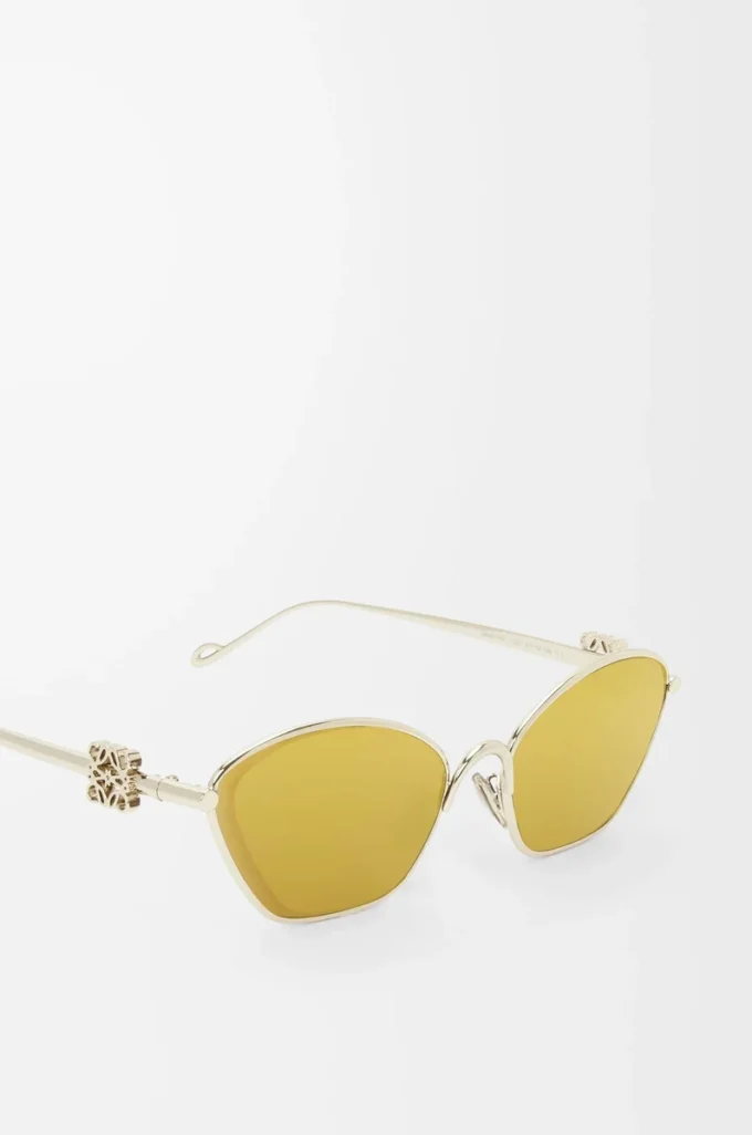 Anagram hexagonal sunglasses Gold