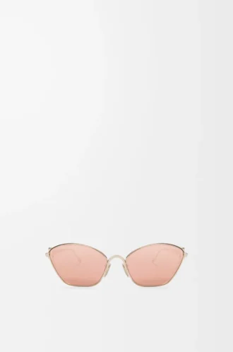 Anagram hexagonal sunglasses Rose Gold