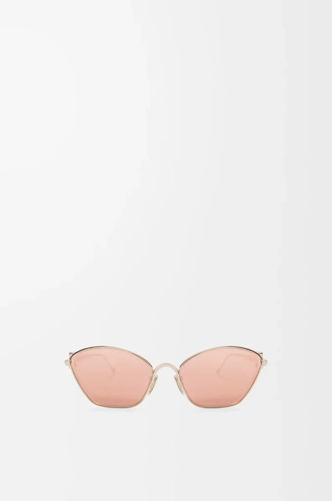 Anagram hexagonal sunglasses Rose Gold