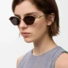 Anagram hexagonal sunglasses Smoke Moka Anagram hexagonal sunglasses Smoke Moka