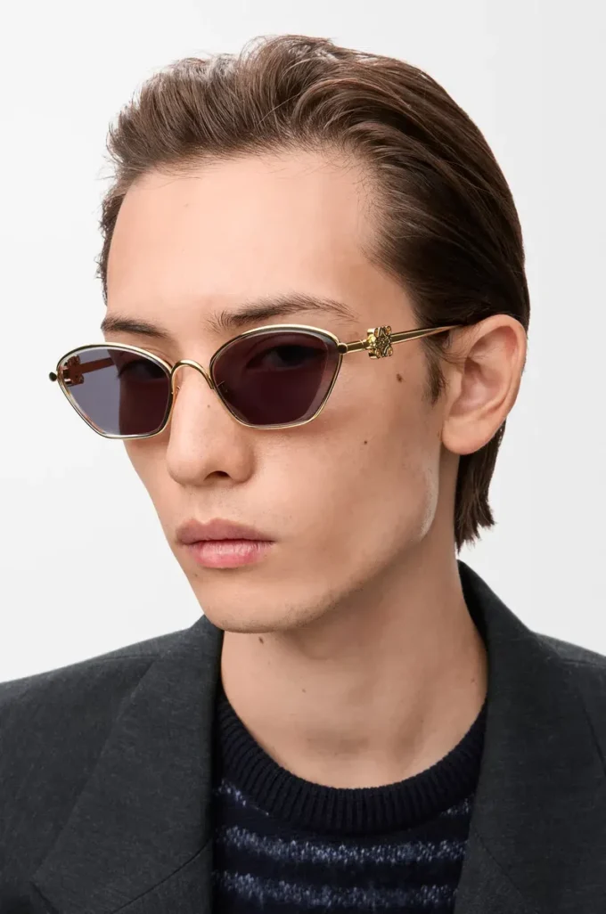 Anagram hexagonal sunglasses Smoke Moka Anagram hexagonal sunglasses Smoke Moka