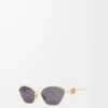 Anagram hexagonal sunglasses Smoke Moka Anagram hexagonal sunglasses Smoke Moka