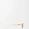 Anagram hexagonal sunglasses Smoke Moka Anagram hexagonal sunglasses Smoke Moka