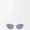 Anagram hexagonal sunglasses Solid Blue