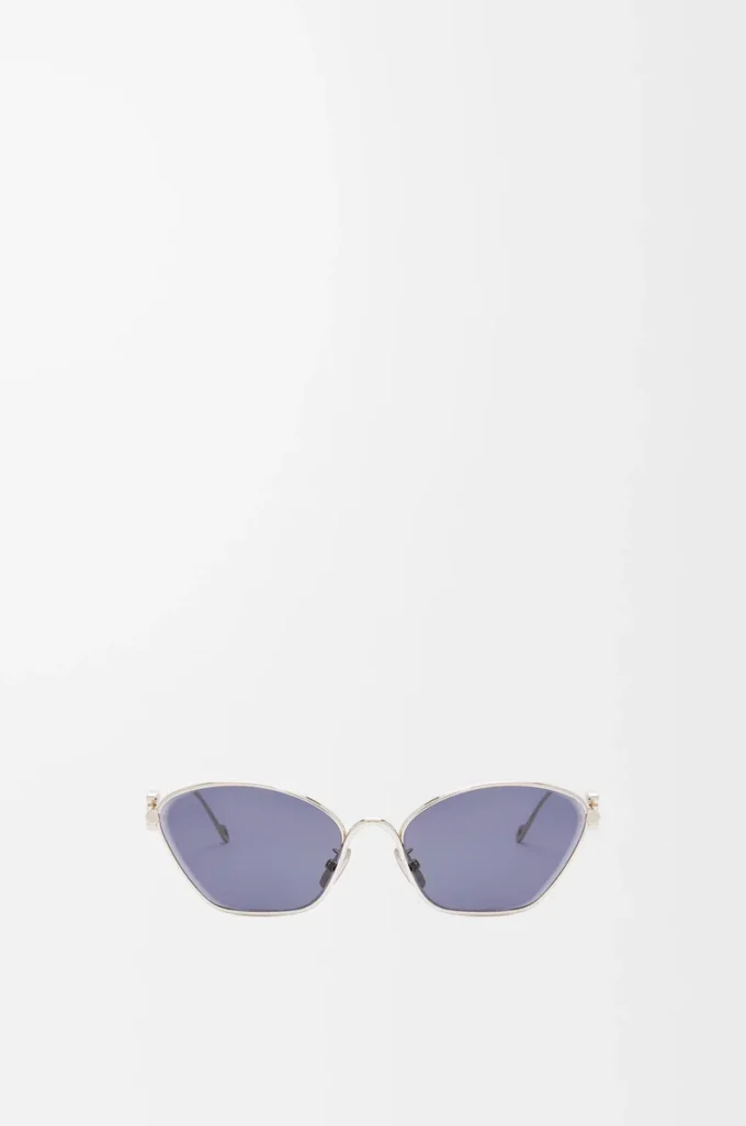 Anagram hexagonal sunglasses Solid Blue