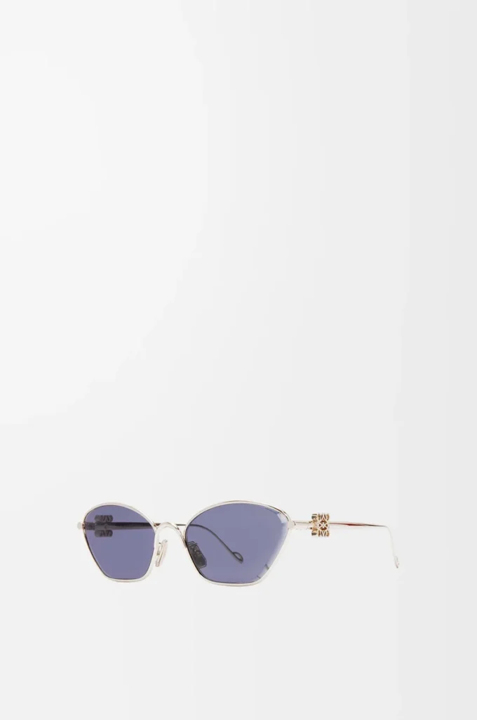 Anagram hexagonal sunglasses Solid Blue