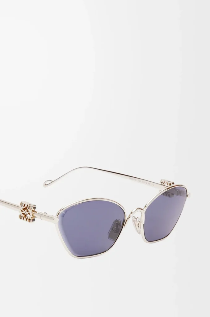 Anagram hexagonal sunglasses Solid Blue