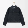 Anagram jacket in denim Black