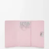 Anagram key case in pebble grained calfskin Blossom Anagram key case in pebble grained calfskin Blossom