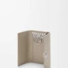 Anagram key case in pebble grained calfskin Clay Anagram key case in pebble grained calfskin Clay