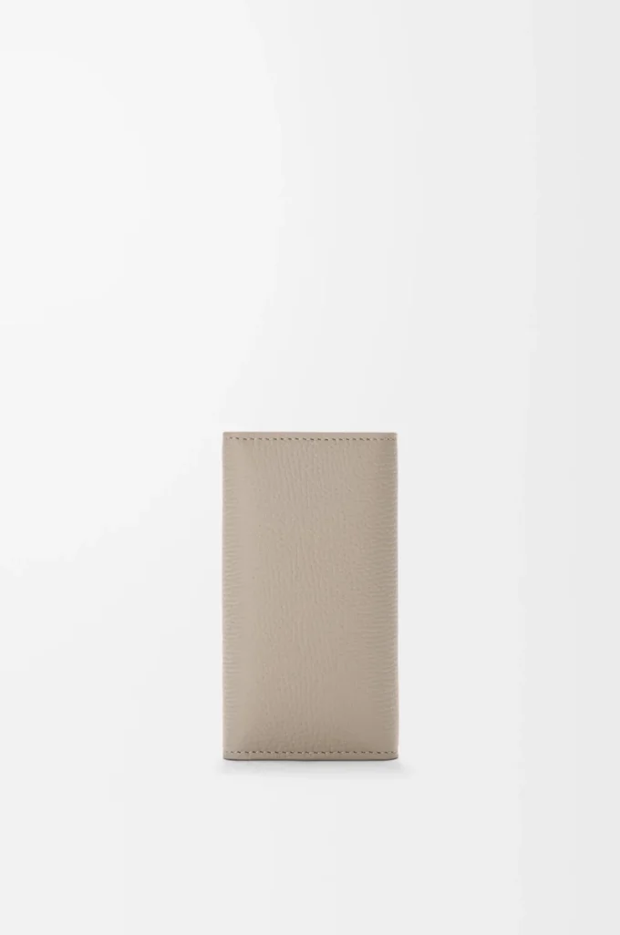 Anagram key case in pebble grained calfskin Clay Anagram key case in pebble grained calfskin Clay