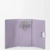 Anagram key case in pebble grained calfskin Dirty Mauve Anagram key case in pebble grained calfskin Dirty Mauve