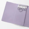 Anagram key case in pebble grained calfskin Dirty Mauve Anagram key case in pebble grained calfskin Dirty Mauve