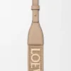 Anagram loop strap in jacquard and calfskin Sand Anagram loop strap in jacquard and calfskin Sand