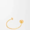 Anagram Pebble cuff in sterling silver Gold Anagram Pebble cuff in sterling silver Gold
