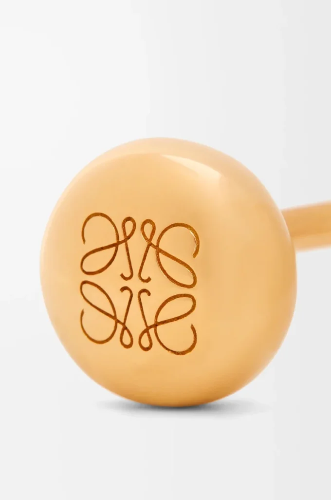 Anagram Pebble cuff in sterling silver Gold Anagram Pebble cuff in sterling silver Gold
