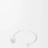 Anagram Pebble cuff in sterling silver Silver