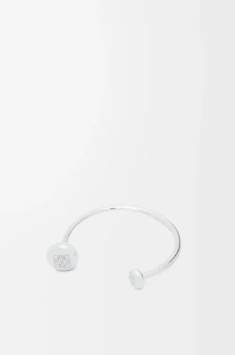 Anagram Pebble cuff in sterling silver Silver